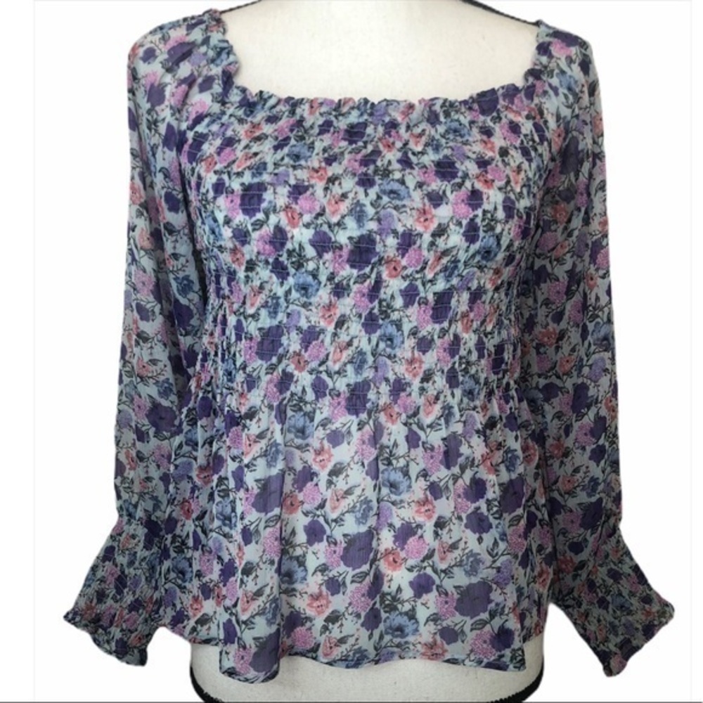 🍒18 CENTIMETERS FLORAL OFF SHOULDER BLOUSE.